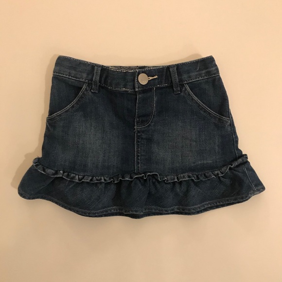 Baby Gap 1969 Jean Skirt with Ruffle 4T - Picture 1 of 2